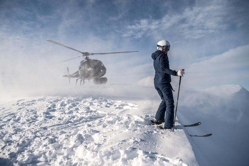 Explore untouched slopes with Over The Top Helicopters' tours