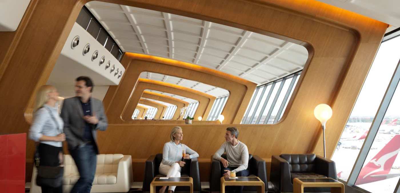 Qantas airport lounge