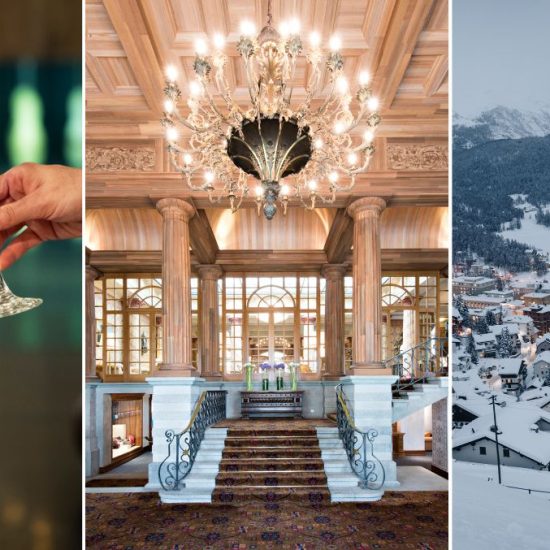 St Moritz and the opulent Kulm Hotel