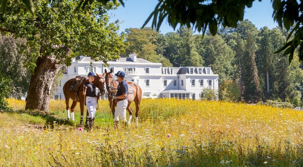 Coworth Park-Guards Polo Academy-meadow in front of Mansion House_an extraordinary travel experiences must-do