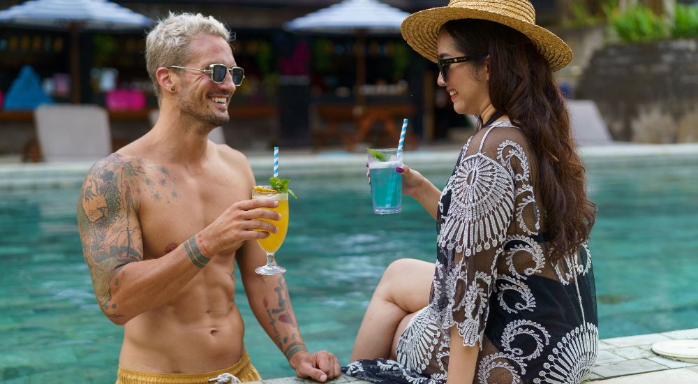 Bali Seminyak pool cocktails