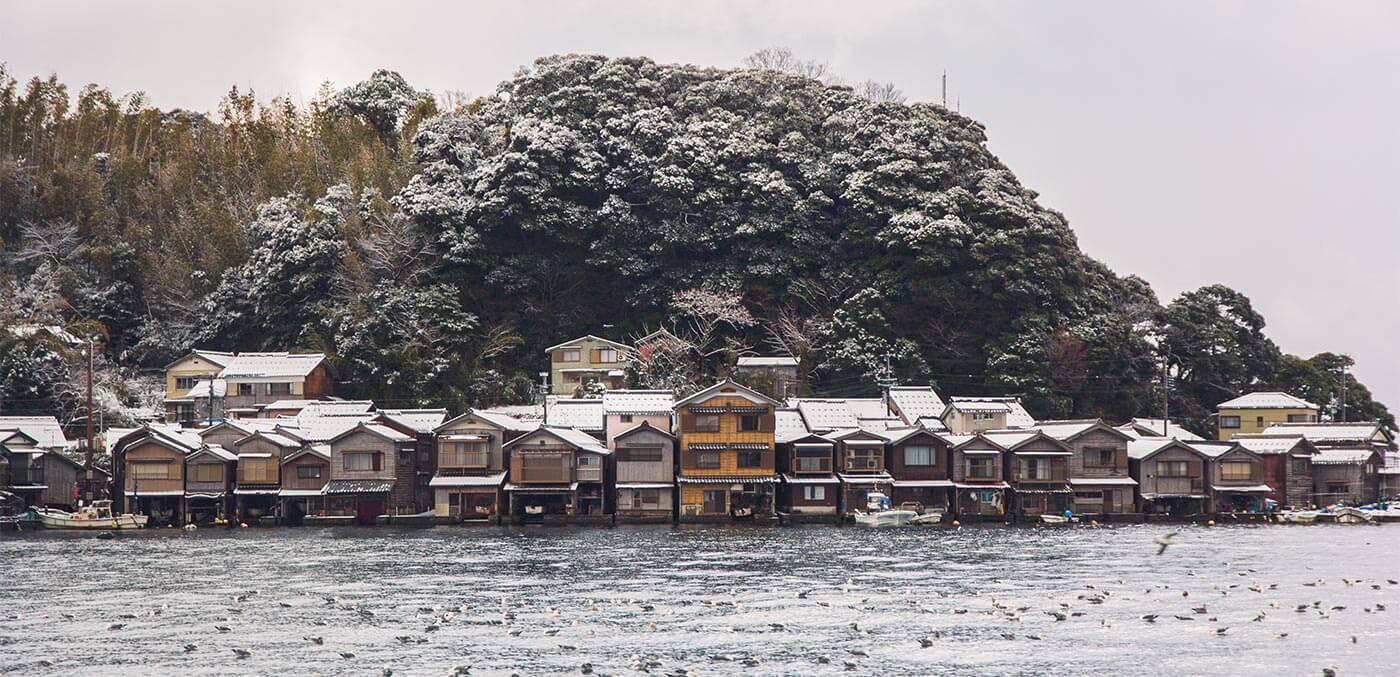 Fuyana Boat Houses at Ine Town
