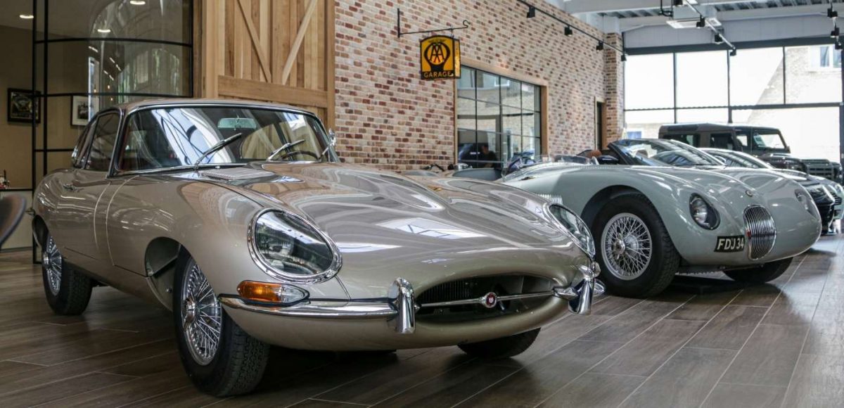 Jaguar showroom