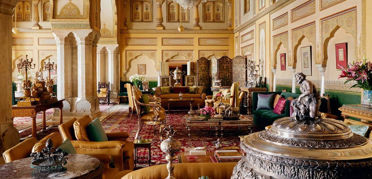 Living room at The City Palace of Jaipur