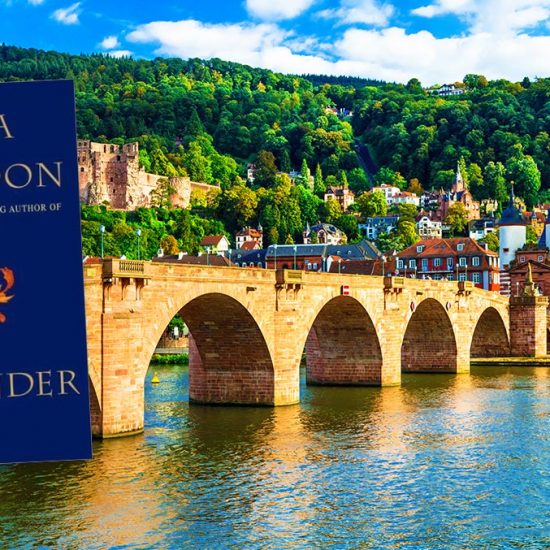 Outlander author cruise : Karl Theodor bridge, Germany