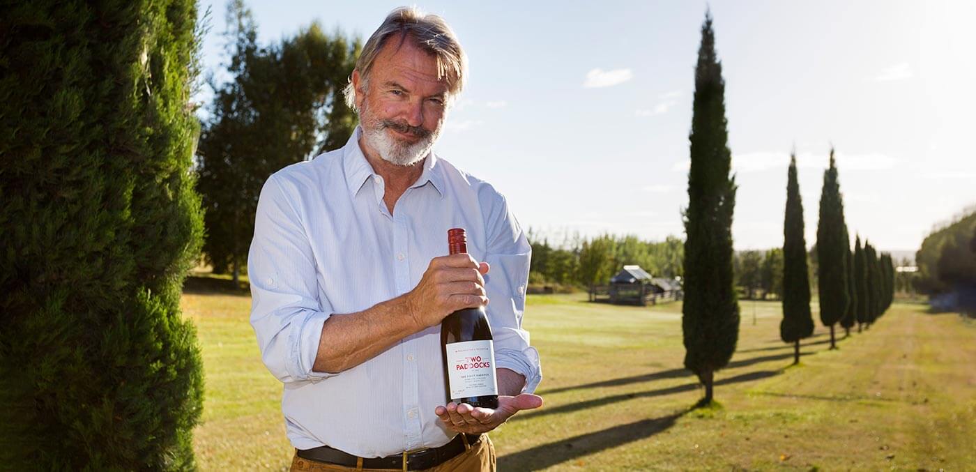 Sam Neill has been making wine in New Zealand since 1993