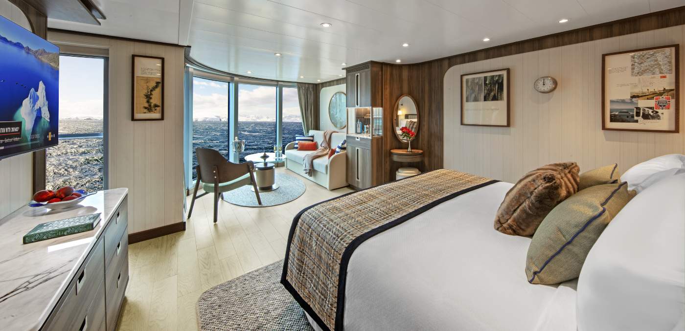 Veranda Suite aboard Seabourn Pursuit