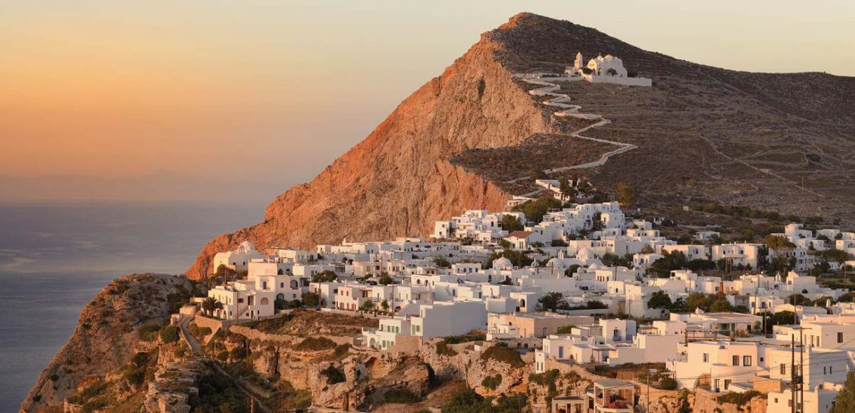 Folegandros is known for its hilltop Panagia church