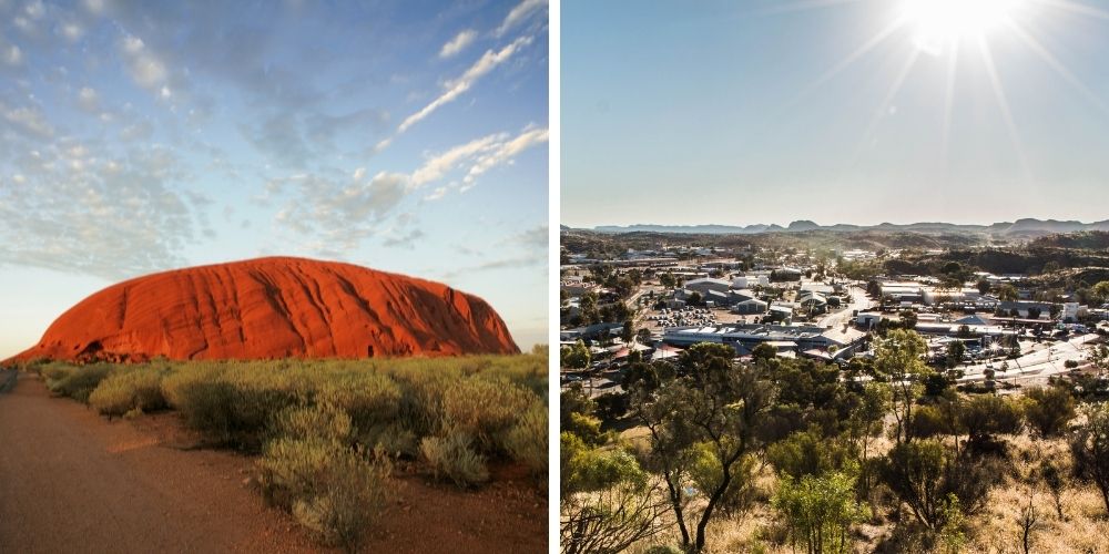 Alice Springs to Ayres Rock Airport flights