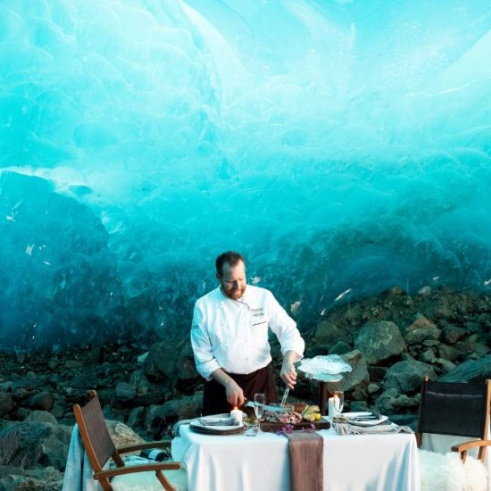 A heli-adventure and dining in an ice cave is Vancouver's coolest gourmet experience