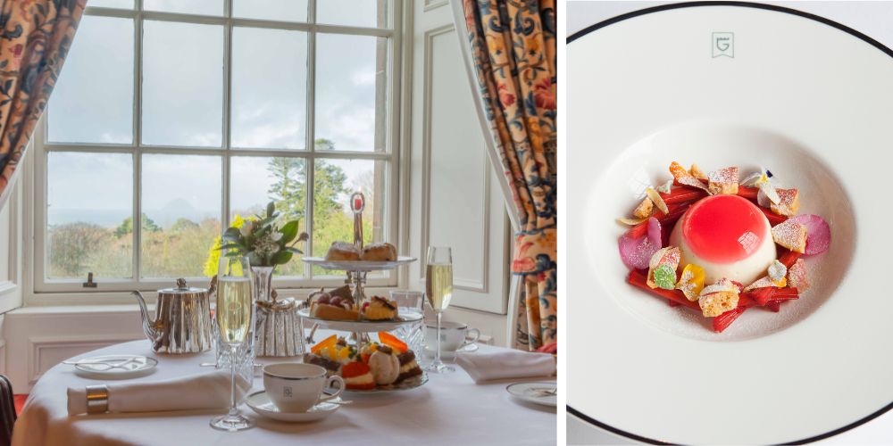 Glenapp Castle in Scotland offers incredible dining experiences