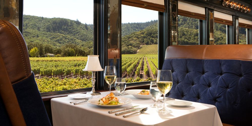 Embrace slow travel at Napa Valley's train dining experience