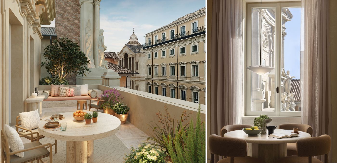 Two bedroom Mellini Suite at Six Senses Rome