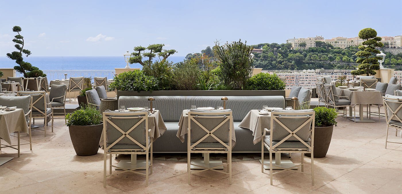 Dining with a view at Monaco restaurant Yannick Alléno
